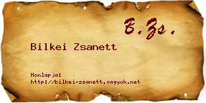 Bilkei Zsanett névjegykártya